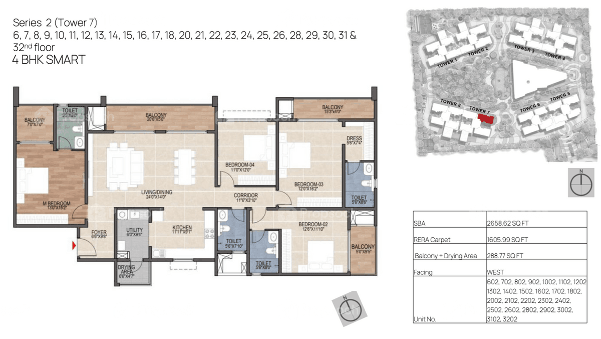 forest province 4bhk floor plan